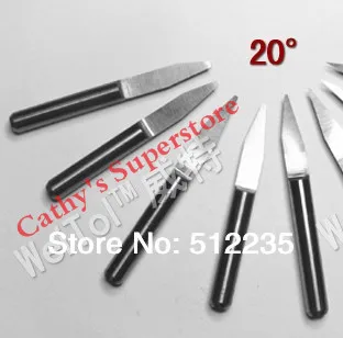 

Tungsten steel imports 4MM Shank, Flat Bottom CNC Router Tools, Cutting Bits,Carving Tools,V Shape Engraving Bit
