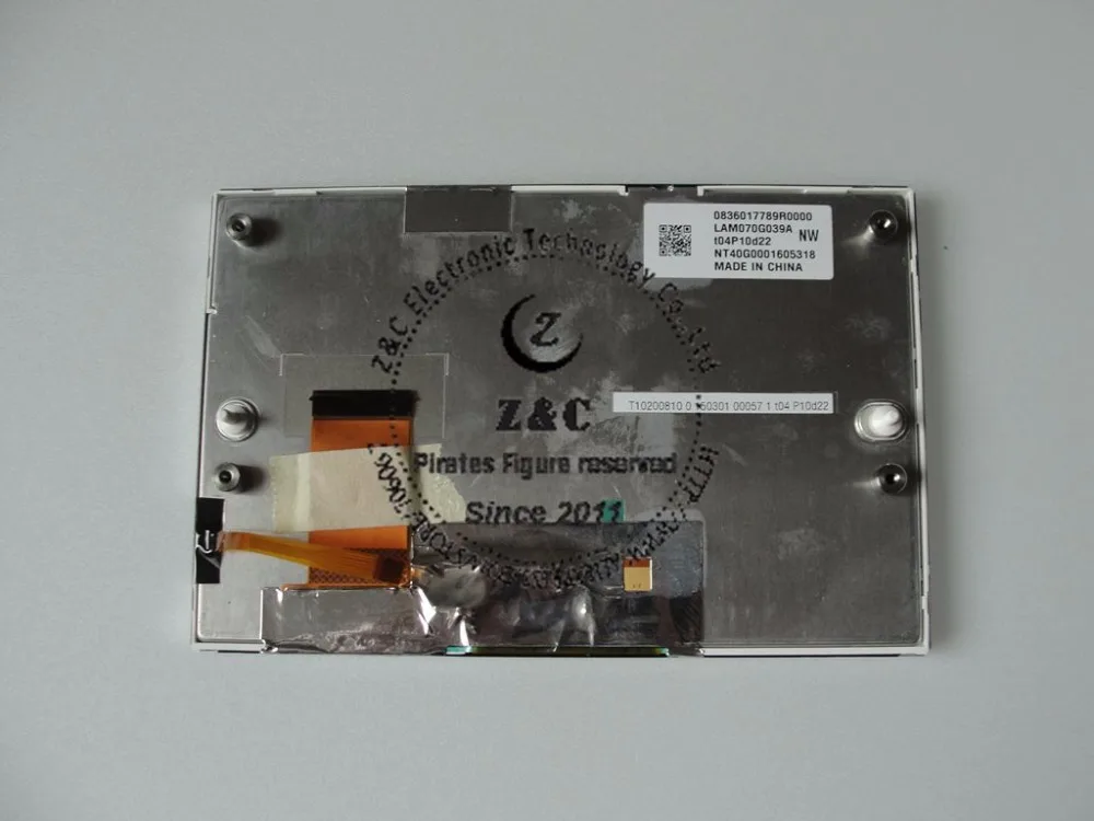 LAM070G039A LAM070G031A Zupełnie nowy, oryginalny panel wyświetlacza LCD do samochodowego systemu nawigacji