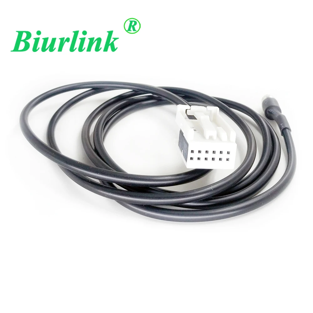 

Biurlink 3.5mm Female Audio MP3 Input Auxiliary Aux Cable for Audi A3 A4 S4 TT 12Pin CD Changer Port