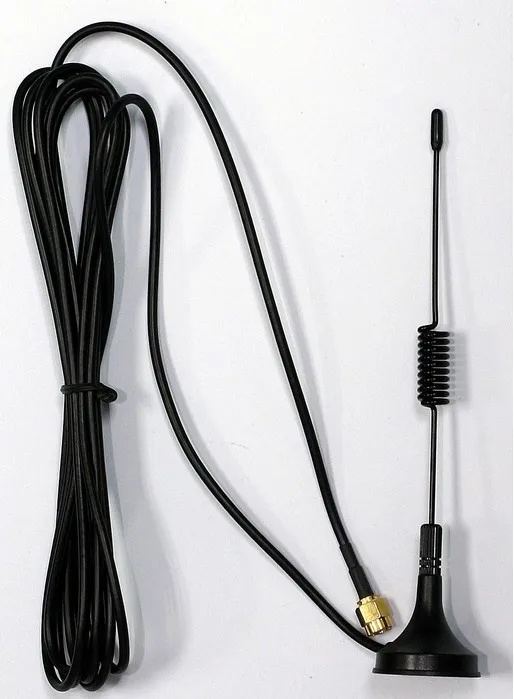 

GSM 800-2100M magnetic whip antenna 3dBi SMA male 900M monitor aerial