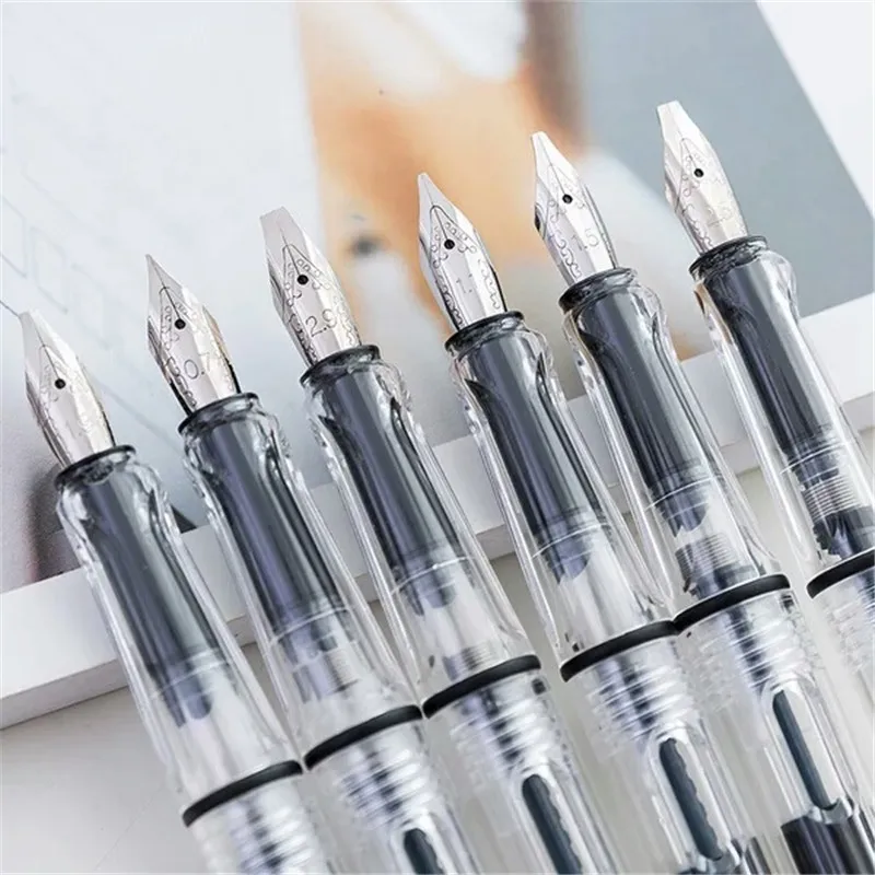 

Gothic Parallel Art Flower Body Flat Tip Calligraphy Pen Artist Writing Arabic Roman Tibetan Fountain Pen Student Stationery