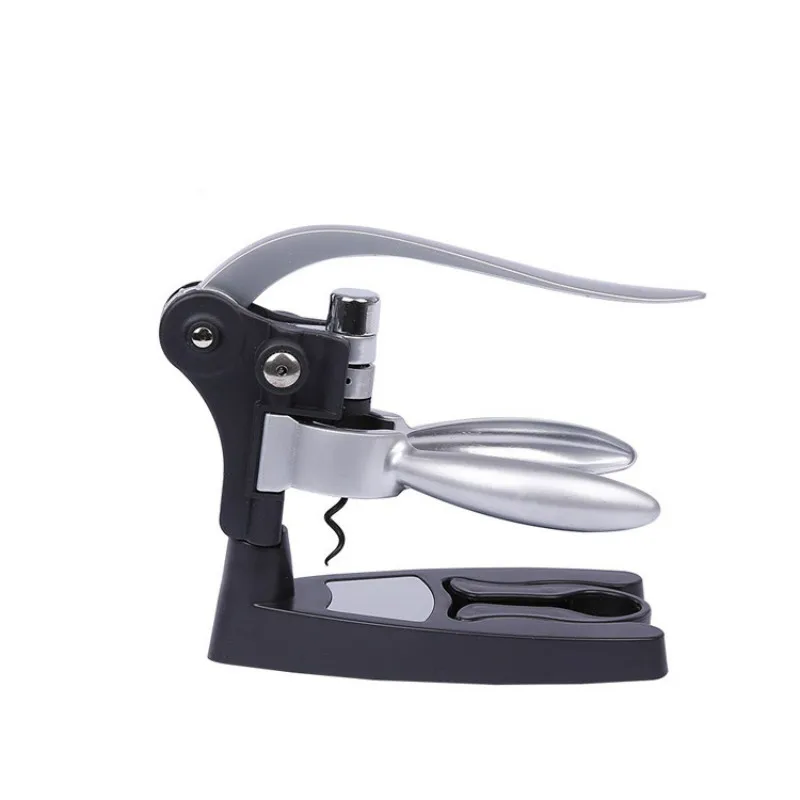 Professional Zinc Alloy Power Rabbit Wine Opener Bottle Corkscrew Opener Built-in Foil Cutter Premium Lever Corkscrew