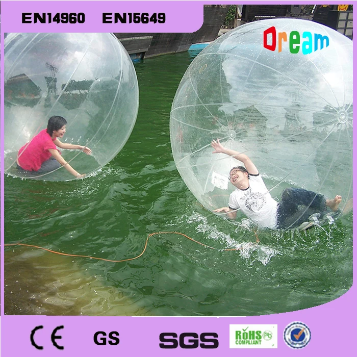 1.8m 0.8mm PVC Inflatable น้ําลูกเดินมนุษย์หนูแฮมสเตอร์ Ball Inflatable Zorb Ball Body Zorb Ball เล่นน้ํา