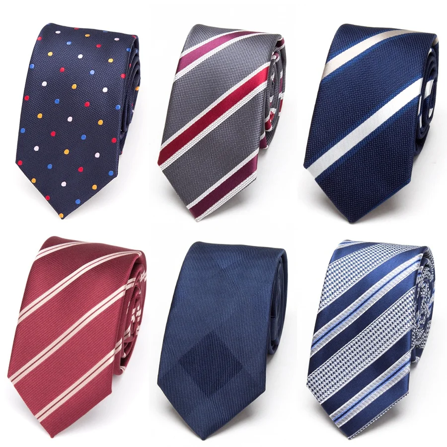 Nieuwe Mannen Tie Hoge Kwaliteit Engeland Stijl Strepen JACQUARD GEWEVEN Herenmode Stropdas 6 cm Business Wedding Ties Mannelijke jurk Stropdas