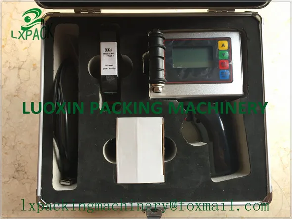 

LX-PACK Lowest Factory Price QR code marking machine ppr pvc hand jet printer galvanized tube hand coding machine case coder