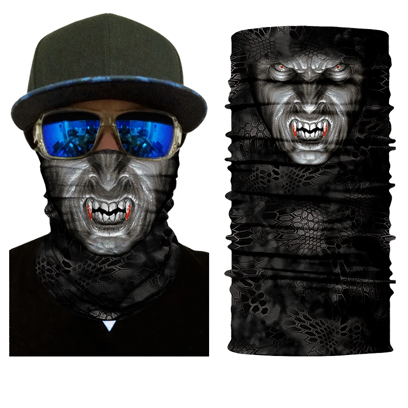 

BJMOTO Amazing Outdoor Motorcycle Face Mask Skull Mask Scarf Bandana Headbands Fashion Masque Moto Balaclava Neck Scarves