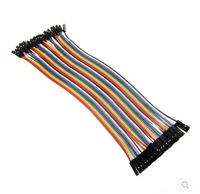 New 40PCS in Row Jumper Wire Dupont Cable line 2.54mm feMale to feMale 20cm For Arduino Breadboard Free shipping