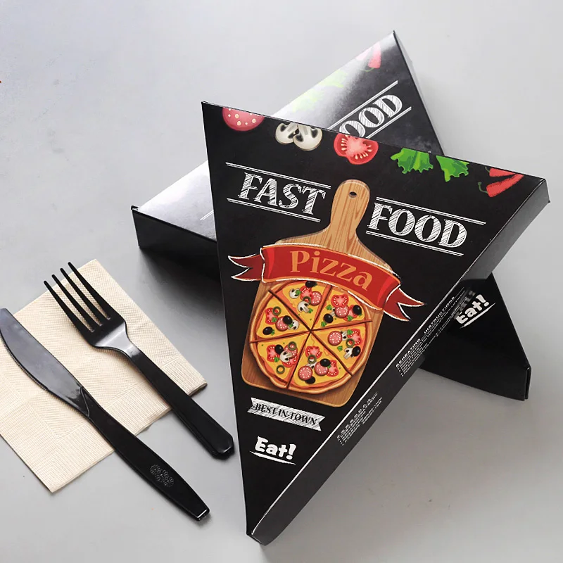 

Paper Box Pizza Box Packing Box Disposable Cover Food Box Takeaway Tool Pie Pizza Cheese Package Cake Packing Storage Case 50pcs