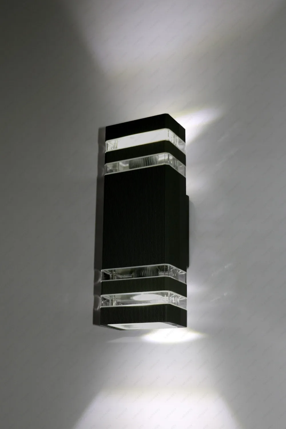 6W/8W/10W/14W LED External Wall Sconces Waterproof Light Yard Door Globe Included Up/Down Lamp Black Finish