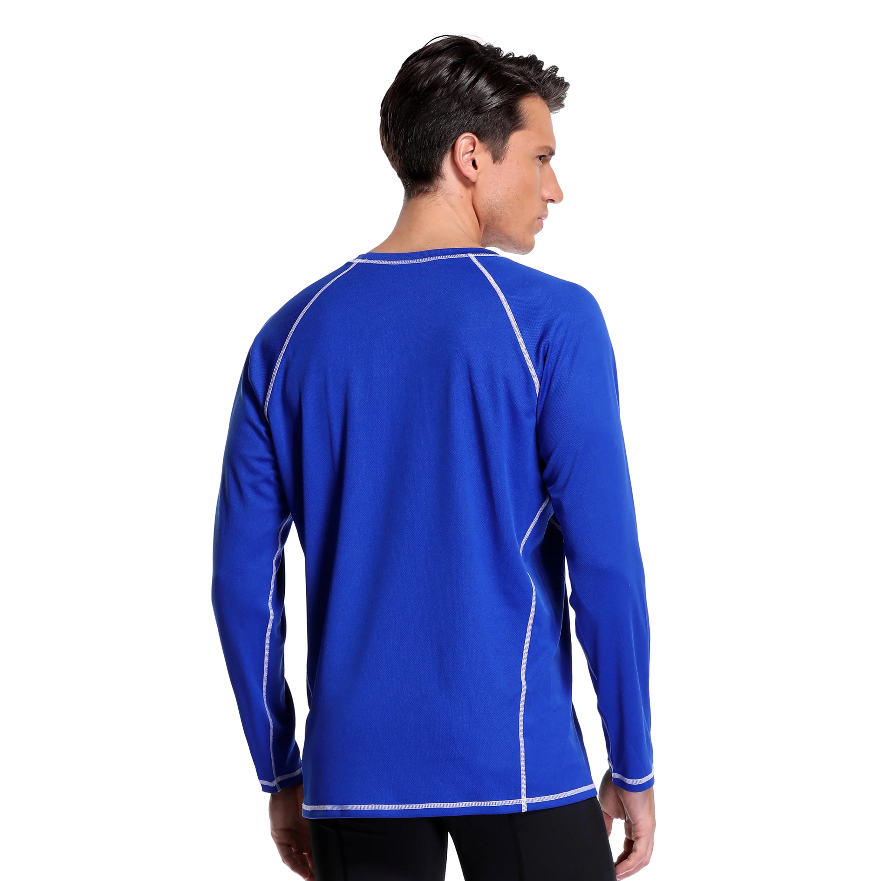 Attrac Men Rashguard Dry-Fit krótkie bluzki męskie koszulki nurkowe ochrona przed promieniowaniem UV wysypka Guard Top UPF 50 + odzież plażowa