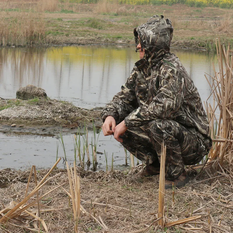 Imagem -04 - Roupas de Caça e Pesca para Homem Roupas de Camuflagem Biônica de Outono com Calças Respiráveis para Homens