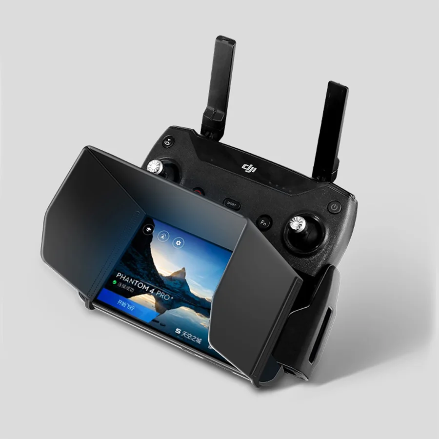 For DJI Drone Remote Control FPV Monitor Sunshade Hood Smartphone Tablet Sun Shade for DJI Mavic Air Phantom 4 / Parrot ANAFI RC