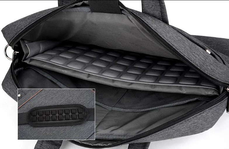 Imagem -03 - Polegada Impermeável à Prova Dágua à Prova de Choque Anti Colisão de Ombro Bolsa de para Laptop Bolsa do Computador Bolsa de Notebook Adequado para Homens e Mulheres Aluno Aluna 12 13 133 14 15 154 156 17 173
