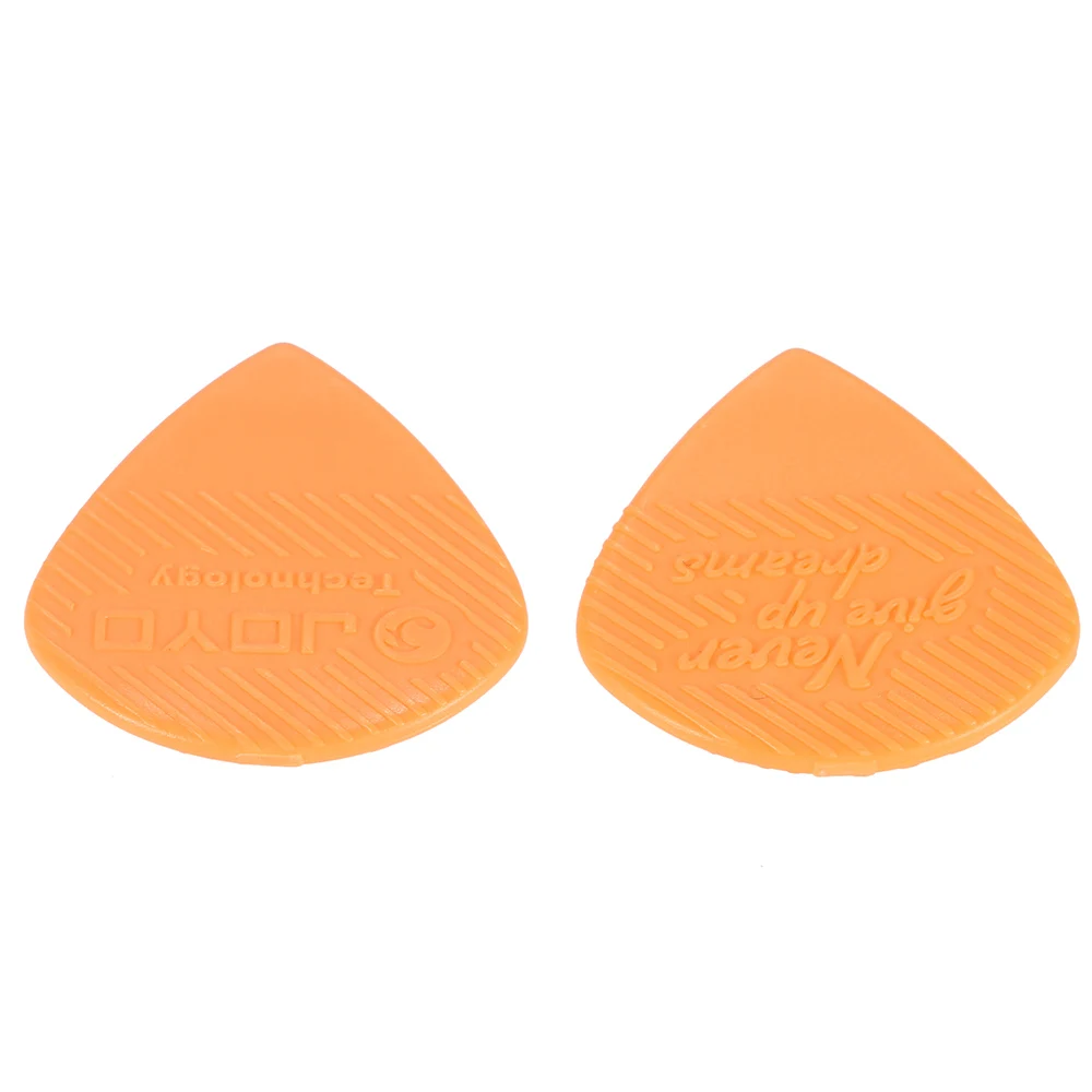 5pcs Plastic Triangle Shape Guitar Pick Plectrum 3pcs in Black 2pcs in Orange