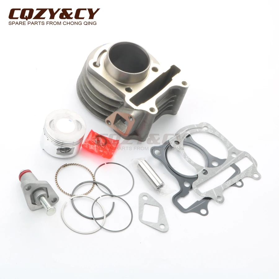 Scooter 47mm Big Bore Cylinder Kit & Piston Kit for SYM Symply 50 Orbit 1 Fiddle 2 50cc upgrade 80cc 4T AC after 2008 AW05W