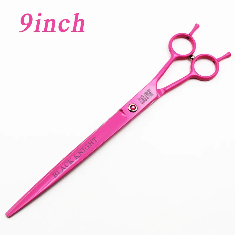 

9 inch pet scissors long premium super sharp dog cat grooming scissors professional straight shears pink style