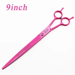 9 inch pet scissors long premium super sharp dog cat grooming scissors professional straight shears pink style