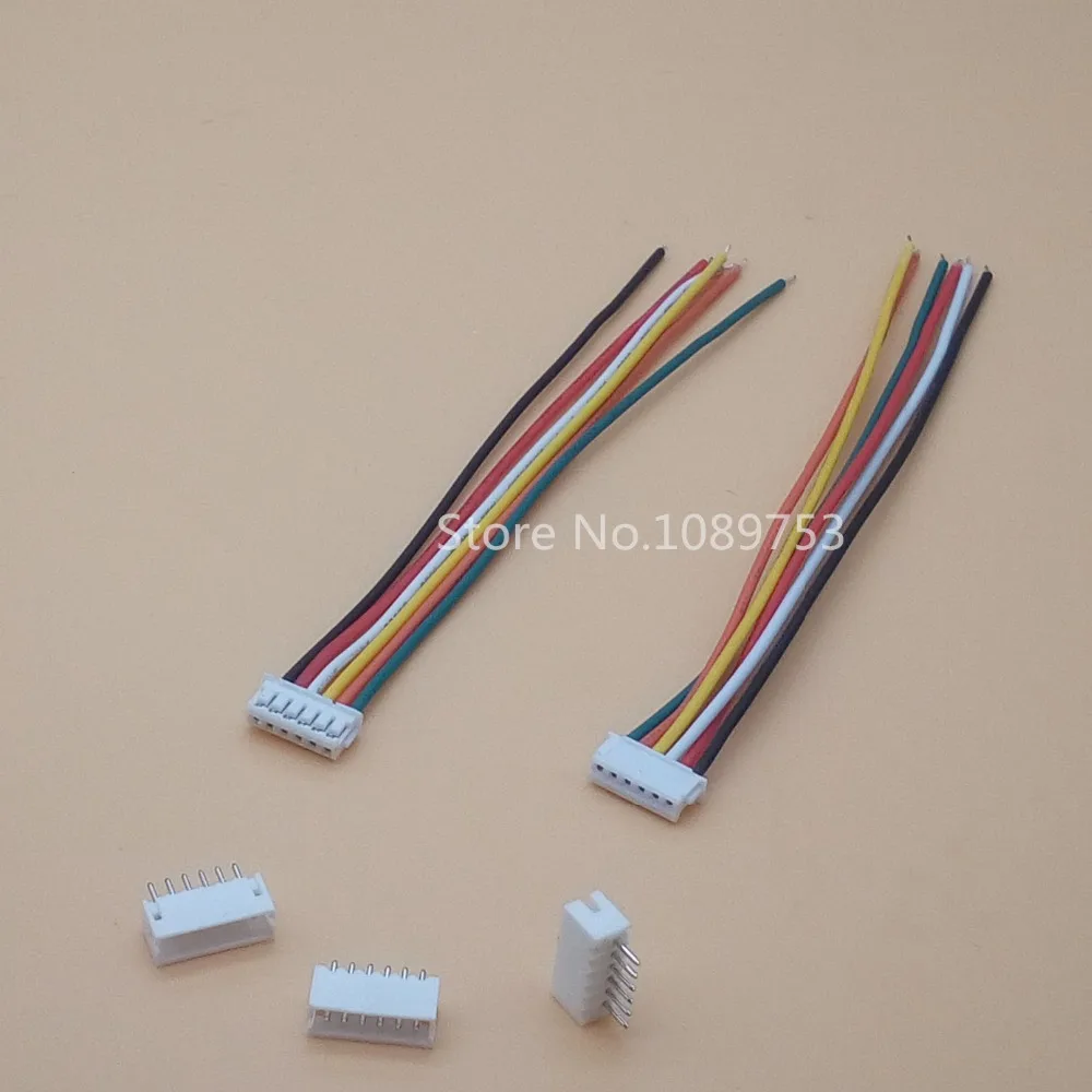 20 SETS Mini Micro ZH 1.5 2/3/4/5/6/7/8/9/10 Pin JST Connector with 100mm Length Wires Cables