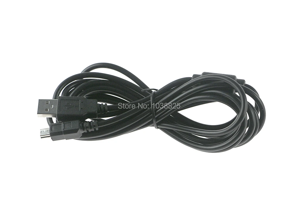 سلك شاحن طاقة USB ، 1 متر ، 1.8 متر و 3 متر ، كابل شحن لجهاز Playstation 3 ، ملحقات وحدة تحكم PS3 ، أسود