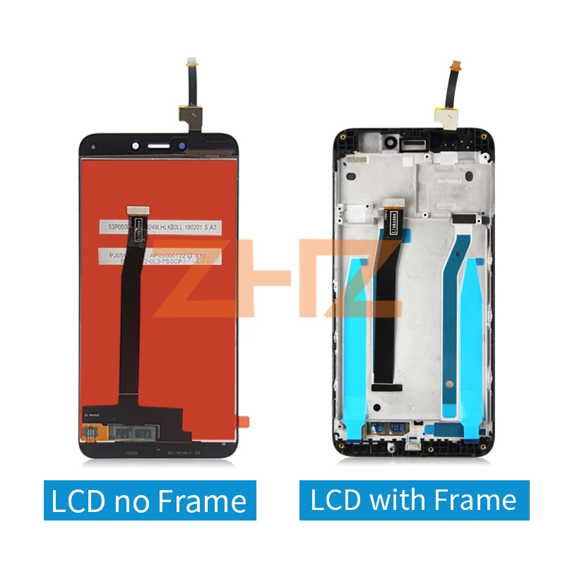 For Xiaomi Redmi 4X LCD Display Digitizer Assembly with Frame Black/White/Gold screen replacement repair parts