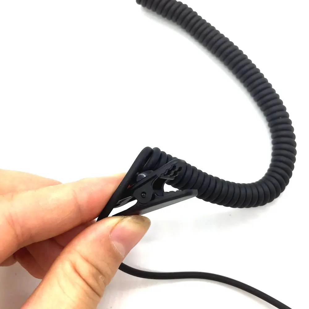 Oppxun Telescopische Lente Headset 2.5Mm Single-Gat Jack Voor Motorola T6200 T6210 T6220 Tlkr T3 T4 T5 T5428 walkie Talkie