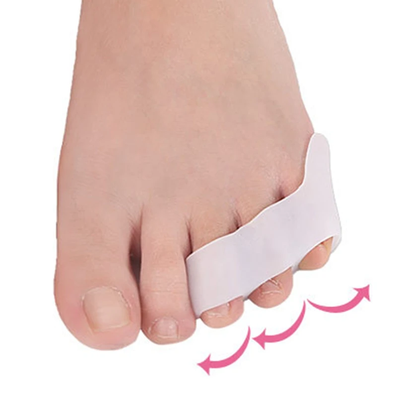 Séparateurs d'orteils en Silicone, Support 3 trous, pour les soins des pieds, 20, paire/lot, livraison gratuite