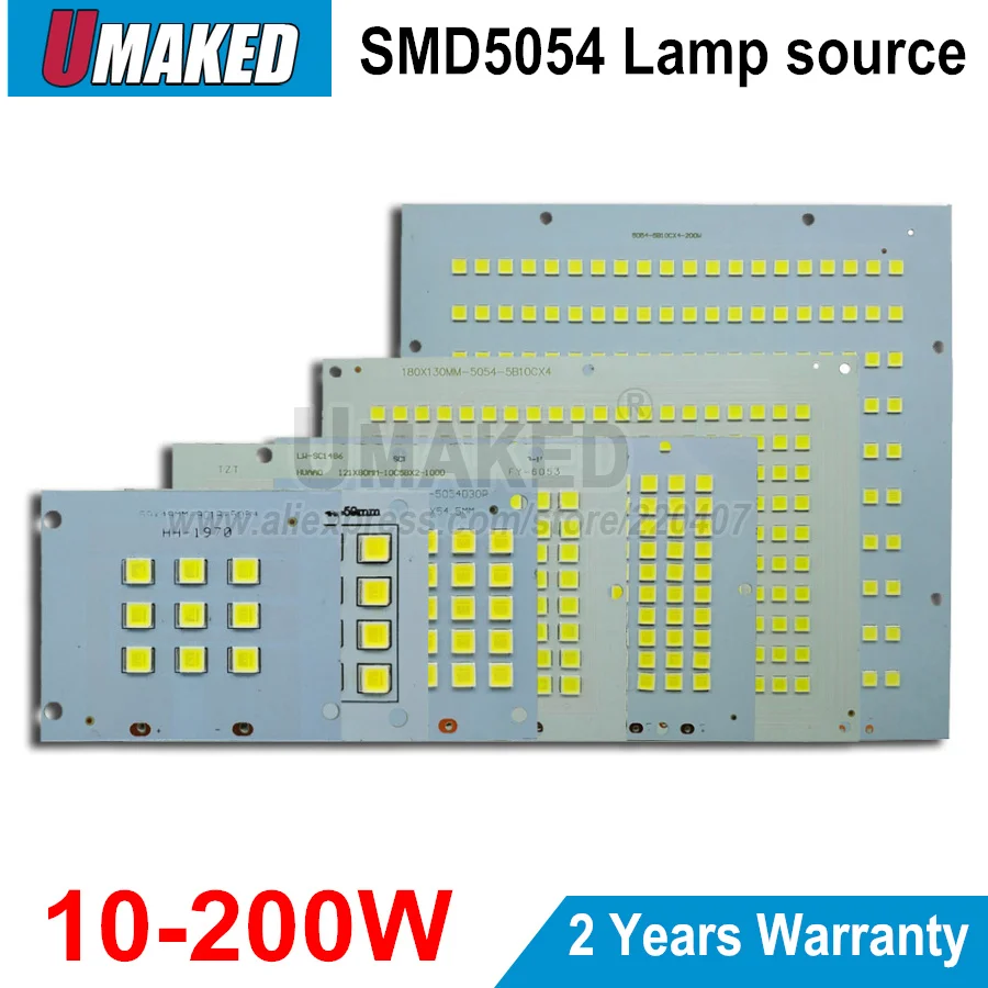 

100% Full Power LED Floodlight PCB 10W 20W 30W 50W 100W 150W 200W SMD5054 led board,Aluminum plate for led floodlight