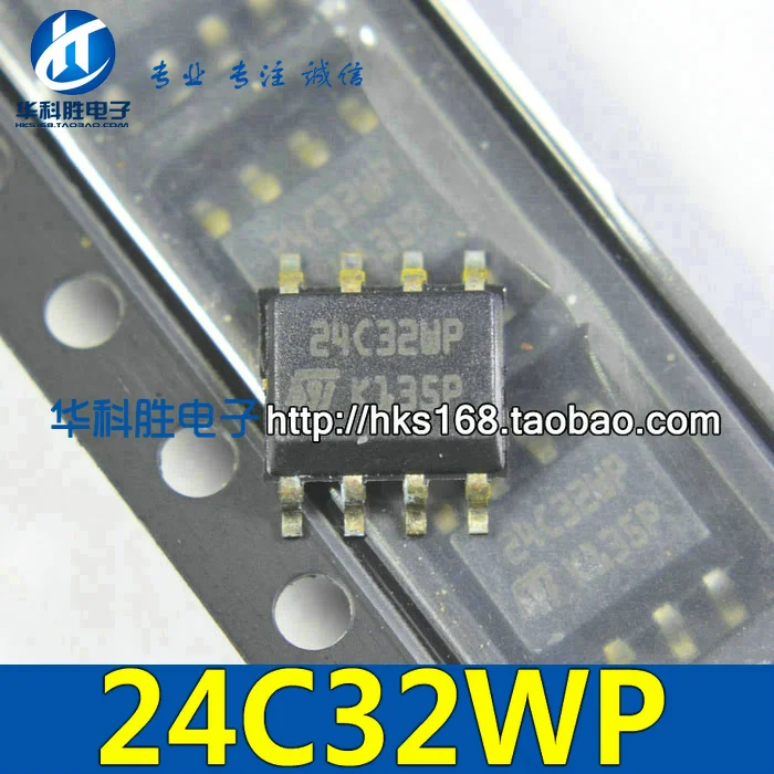 Original 10PCS/ ST24C32WP 24C32WP   SOP-8 SOP8