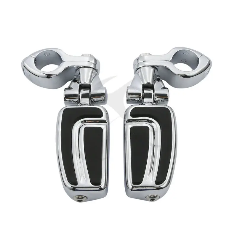 

32mm 1 1/4" Male Footpeg Clamps Mounting Kit For Harley Honda Kawasaki Suzuki