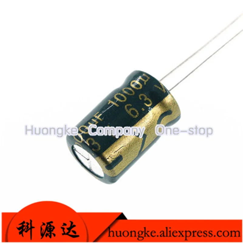 5pcs/lot 6.3v 3300uf 10*20MM aluminum electrolytic capacitor   1000UF 8*12  1500UF 10*13  2200UF 10*20  2700UF 10*20mm