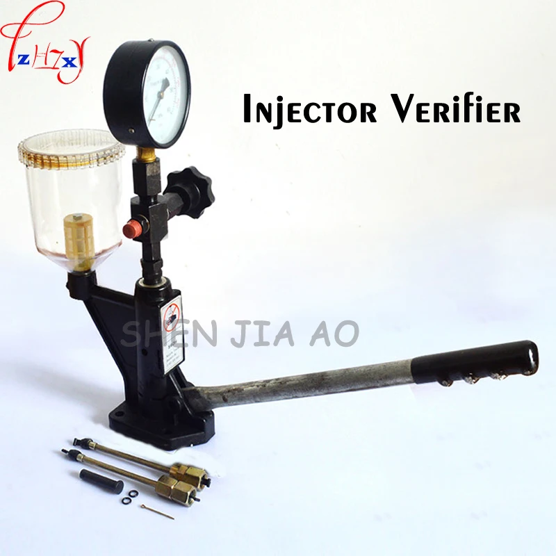 1PC Injector Tester S60H Hand Pressure Calibrator 60 Mpa School Nipple Tool Test Bench Checker Nozzle Tester