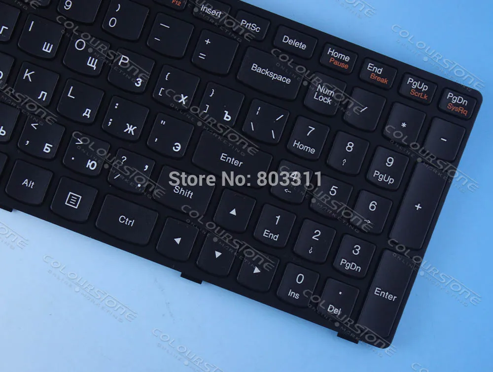 Русская клавиатура для ноутбука IBM Lenovo G500 G505 G505A G510 G700 G700A G710 G710A G500AM G700AT RU, черная клавиатура для ноутбука 25-011892
