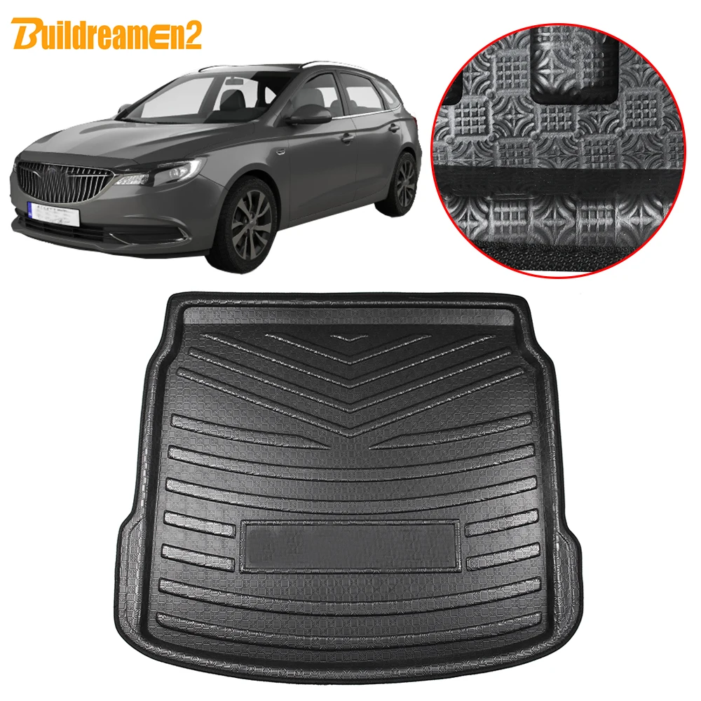 Buildreamen2 For Buick Excelle GX Car Accessories Rear Cargo Mat Floor Boot Liner Trunk Tray Carpet Protection Pad