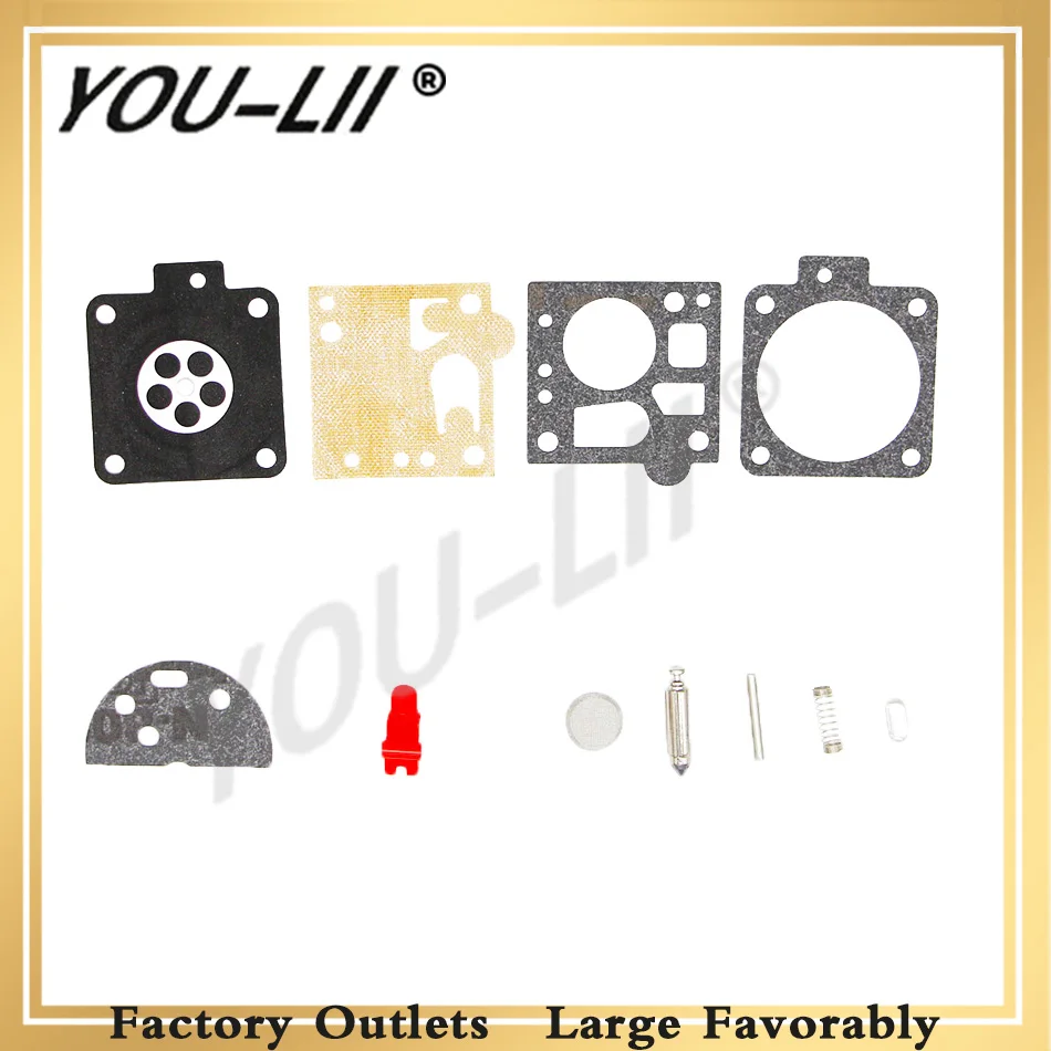 YOULII  Carburetor Repair Kit Gasket For STIHL MS380 MS381 038 Carb OME 066 06 BING Chainsaw Spare Parts