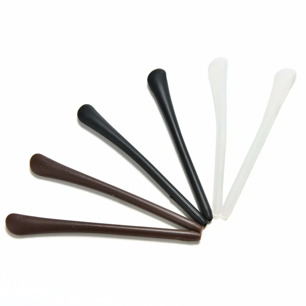 1 par de óculos de borracha de silicone peça de reposição, novo óculos fashion, mangas de barra de templo, óculos de substituição, tubo