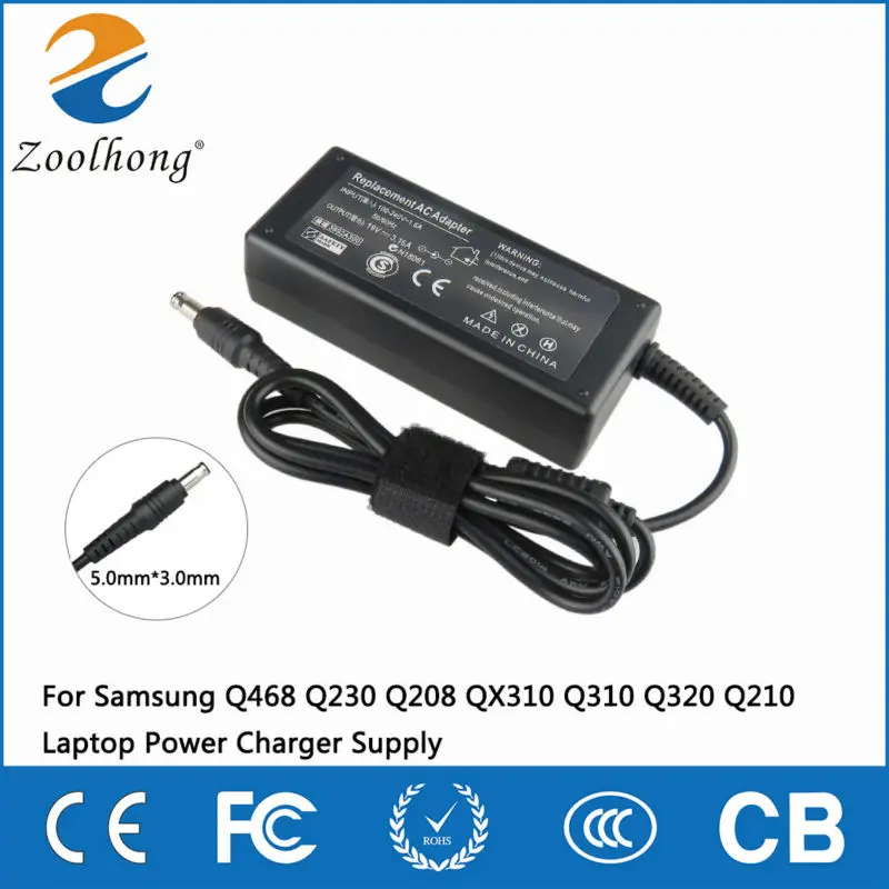 

High Quality 19V 3.16A 5.5*3.0mm Power Laptop Adapter Charger For Samsung R429 RV411 R428 RV415 RV420 RV515 R540 R510 R522 R530