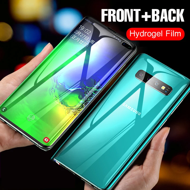 3Pcs Soft Clear Hydrogel Film for Samsung Galaxy S23 S22 S21 S20 S10 S9 S8 Note 8 9 10 Plus 20 Ultra Front Back Screen Protector