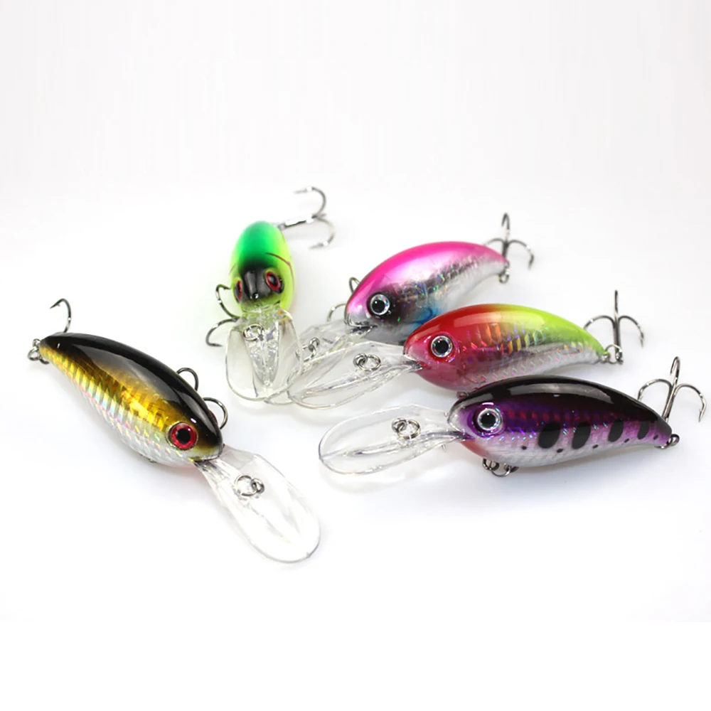 5 adet krank seti uzun dil Swimbait sert cazibesi yemler bas Minnow Pesca japonya olta takımı 3d gözler Wobblers 11cm 14g 5 renkler