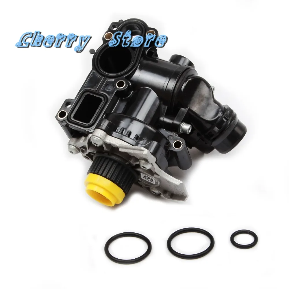 06H 121 026 CQ Engine Water Pump Thermostat Assembly for VW Passat Golf CC Tiguan Jetta Audi A4 A5 A6 Q5 2.0TSI 06H121026AB