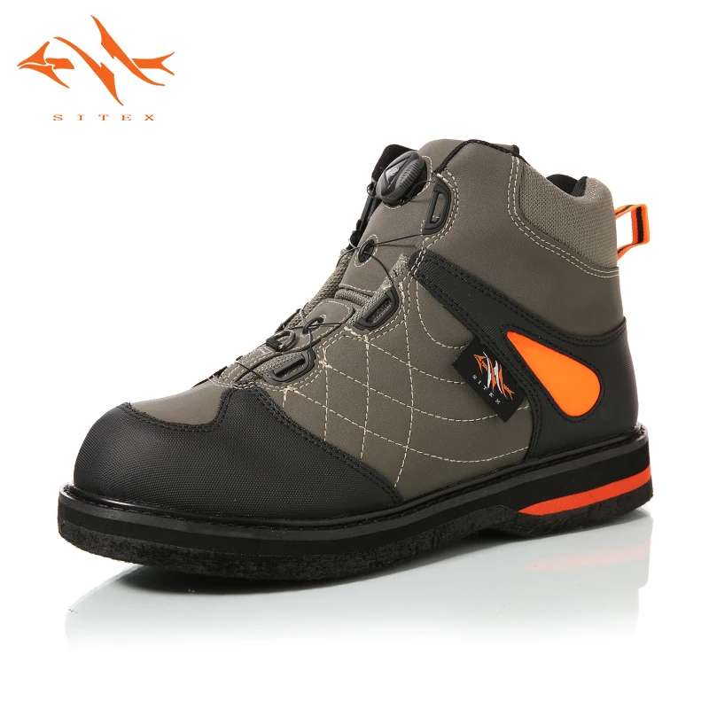 

2018 sitex Men's Fishing Hunting Wading Shoes Breathable Waterproof Boot Outdoor Anti-slip Wading Waders Boots