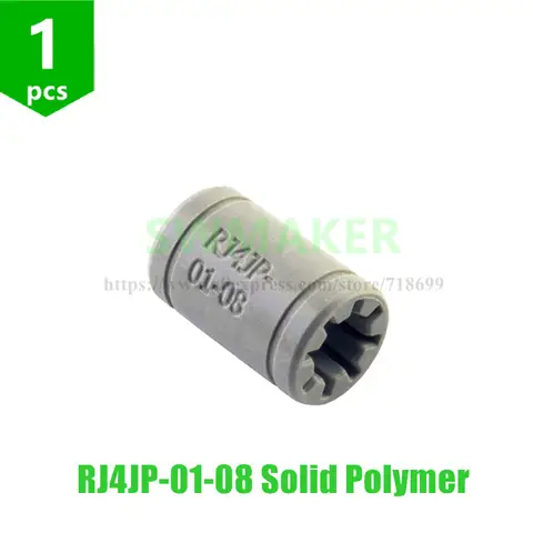 1pcs RJ4JP-01-08 Solid Polymer Drylin LM8UU Bearing 8mm shaft Drylin for Anet A8 Reprap Prusa i3 3D Printer