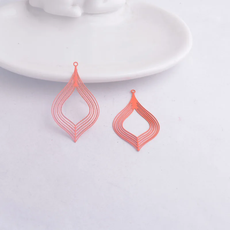 50 Stück AB4426 22*39mm Linienförmige Anhänger Filigran-Artikel Anhänger DIY Schmuckteile – Detail 13