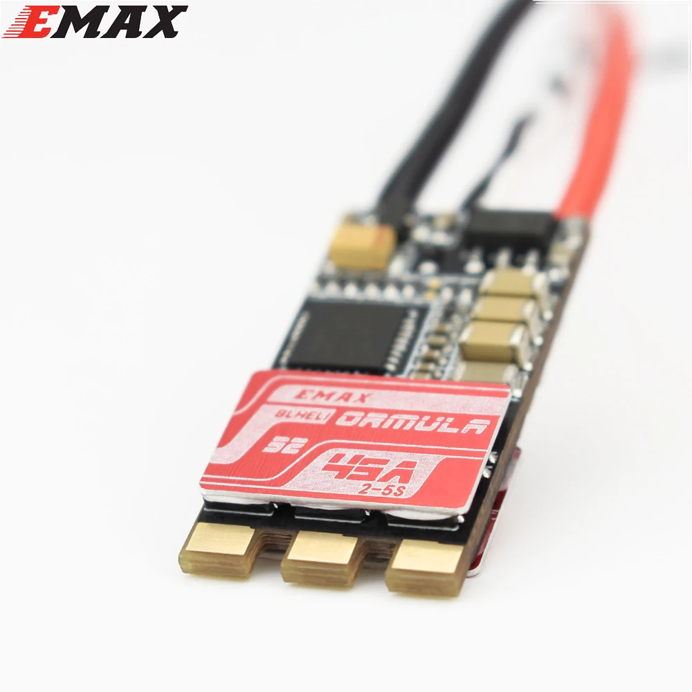 

Emax Formula 45A ESC BLHeli-32 2-5S Bullet Бесщеточный Регулятор скорости для мультикоптера RC