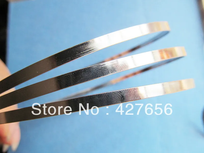 50pcs 4mm Metal Blank Headband Hairband Pendant Charm Finding, DIY Fashion Jewelry Accessory