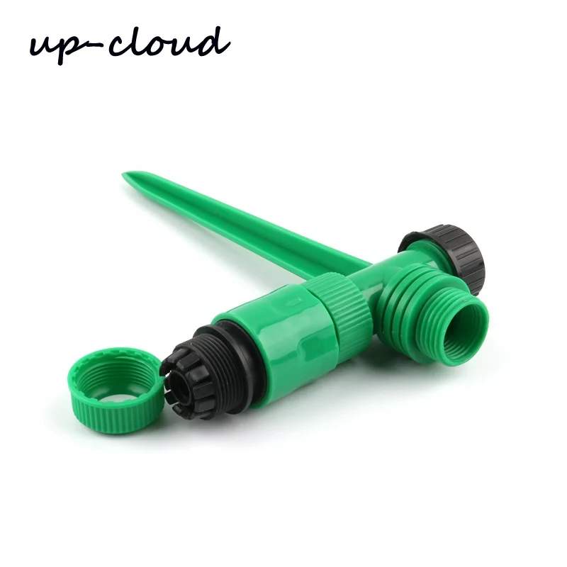 

UP-CLOUD 2pcs 1/2" 3/4" thread Insert ground Connector for Lawn Irrigation 360 degree Sprinkler Sprayer Tandem Watering System