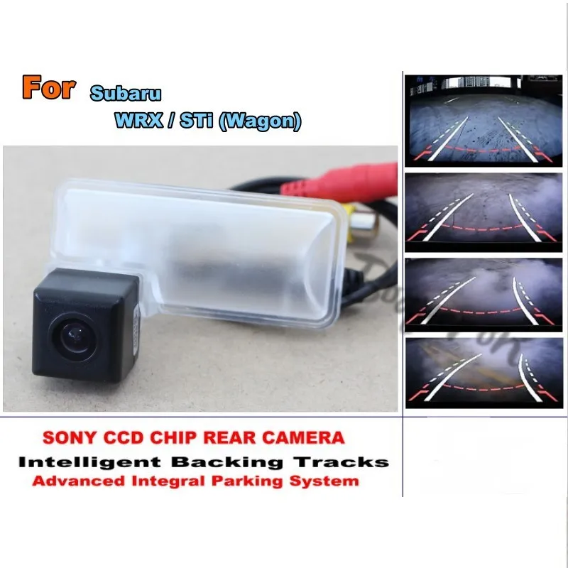 Smart Tracks Chip Camera / For Subaru WRX / STi Wagon HD CCD Intelligent Dynamic Parking Car Rear View Camera