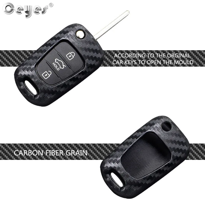 Ceyes Auto Key Cover Protective Shell Car Styling Case For Hyundai I30 Solaris Verna For Kia Rio K2 K5 Sportage Ceed Accessories