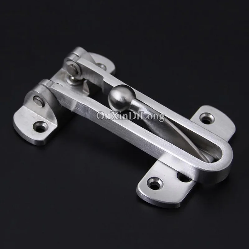 Brand New 2PCS Stainless Steel Security Window Door Guard Restrictor Lock Latch Safety Chain Catch