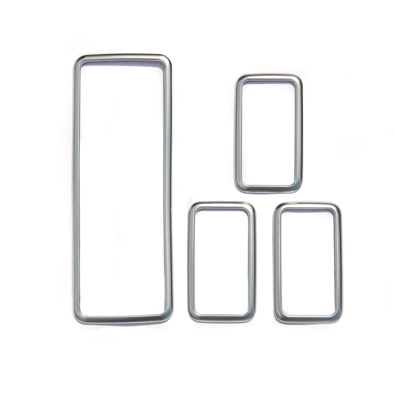 For Landrover Range Rover Sport RR Sport 2014-2017 Car-Styling ABS Chrome Window Lift Button Frame Trim Set of 4pcs