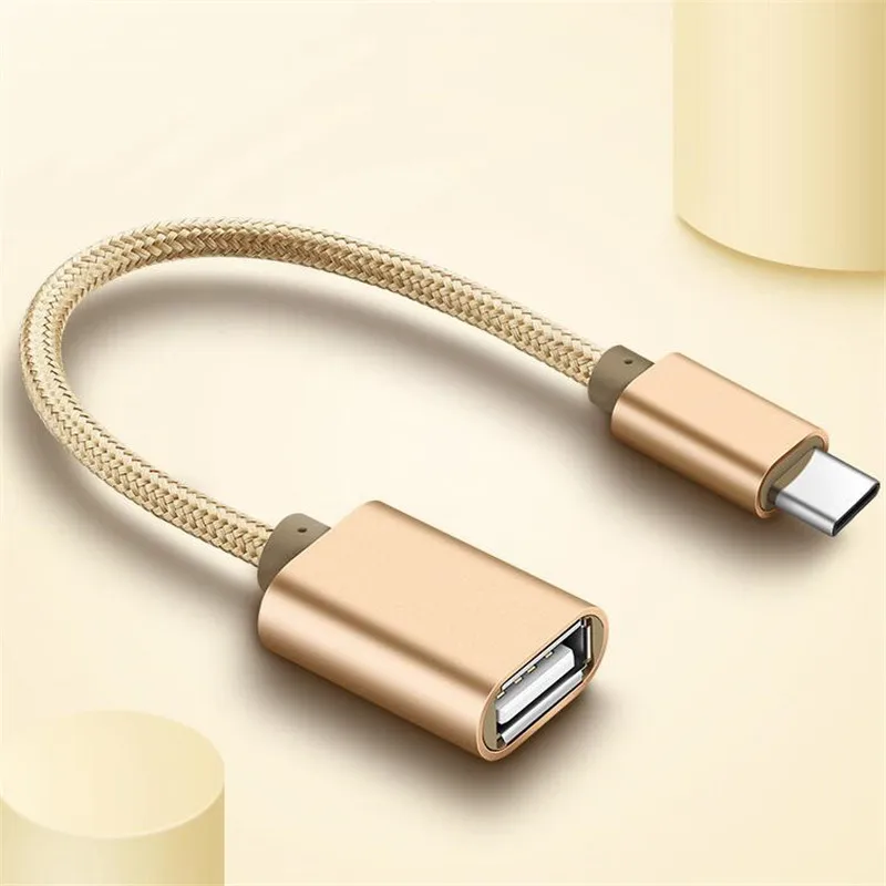 USB2.0 High Speed Type-C OTG Adapter Micro USB Female to Type C Male Converter for Samsung Galaxy Note 8 S8/A5/A7/Oneplus 5/LG